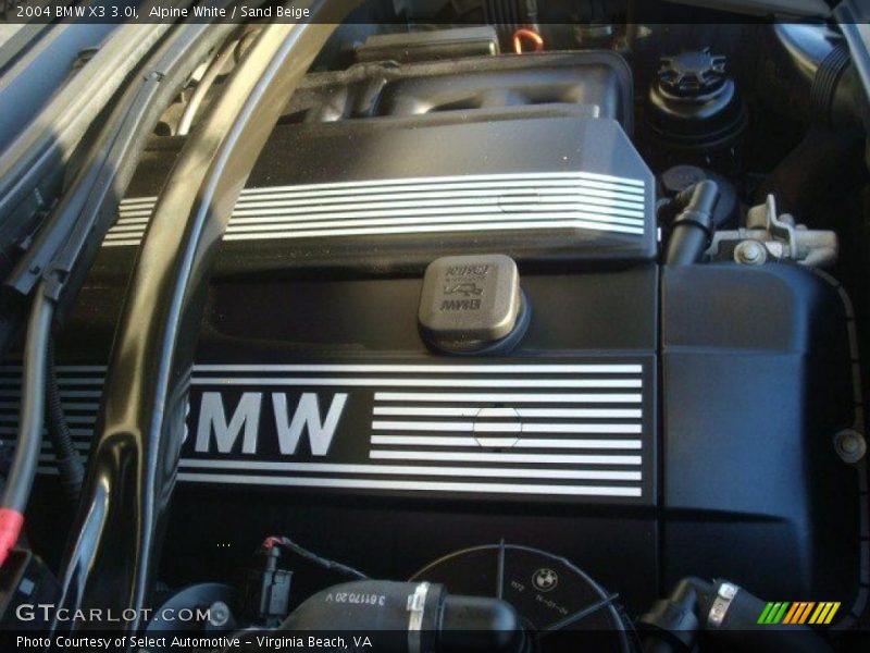 Alpine White / Sand Beige 2004 BMW X3 3.0i