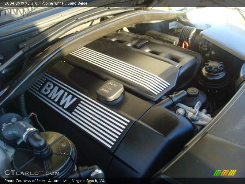 Alpine White / Sand Beige 2004 BMW X3 3.0i