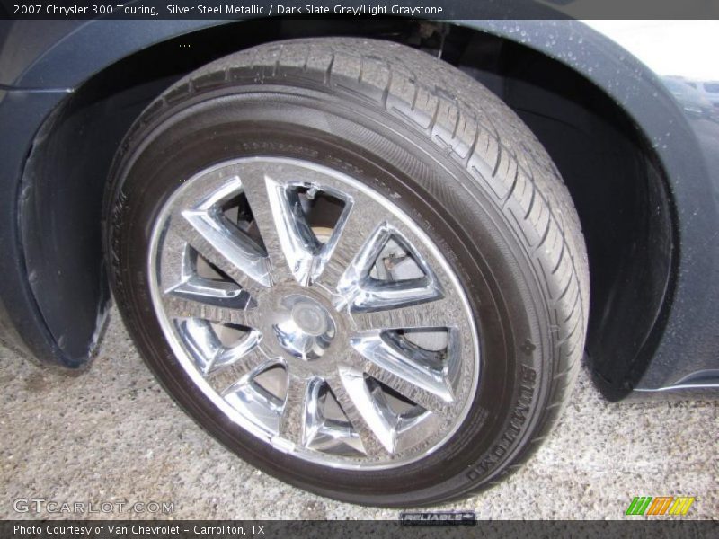 Silver Steel Metallic / Dark Slate Gray/Light Graystone 2007 Chrysler 300 Touring