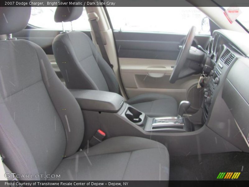 Bright Silver Metallic / Dark Slate Gray 2007 Dodge Charger