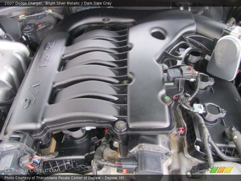 Bright Silver Metallic / Dark Slate Gray 2007 Dodge Charger