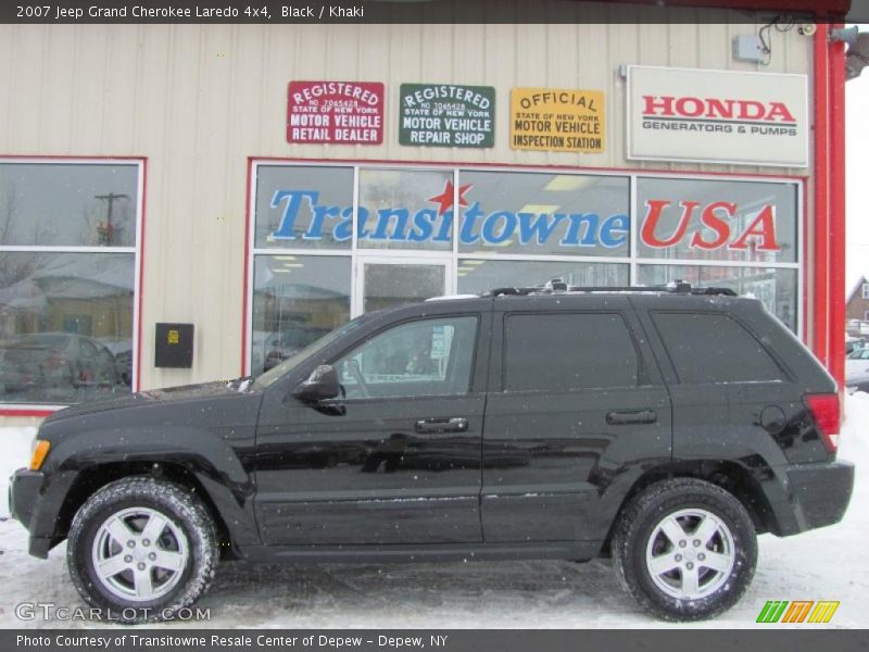 Black / Khaki 2007 Jeep Grand Cherokee Laredo 4x4