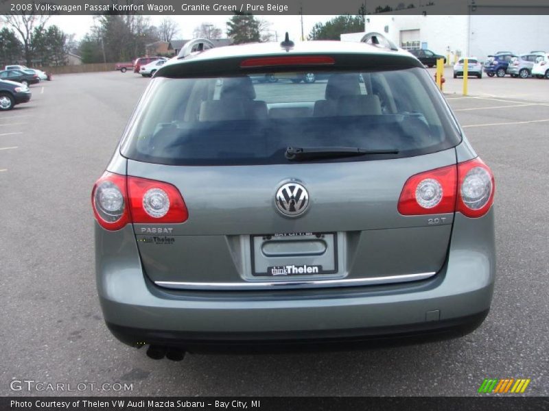 Granite Green / Pure Beige 2008 Volkswagen Passat Komfort Wagon