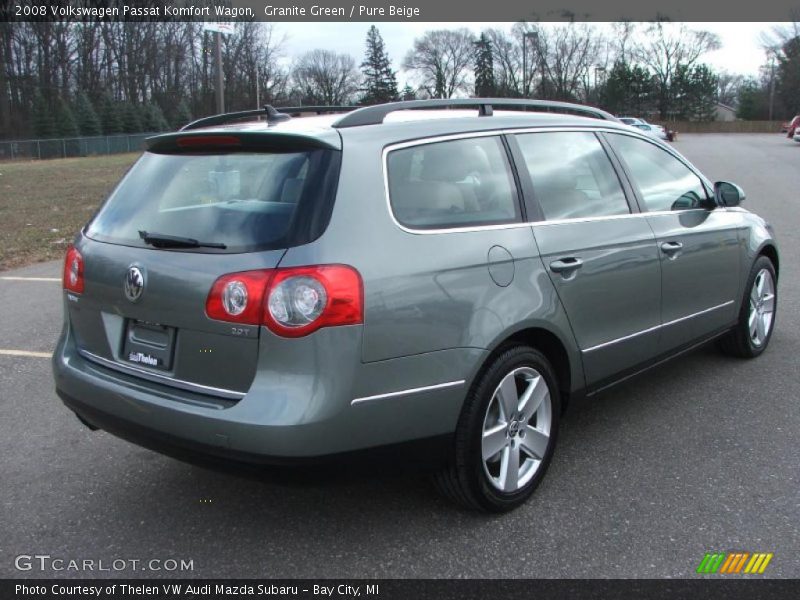 Granite Green / Pure Beige 2008 Volkswagen Passat Komfort Wagon