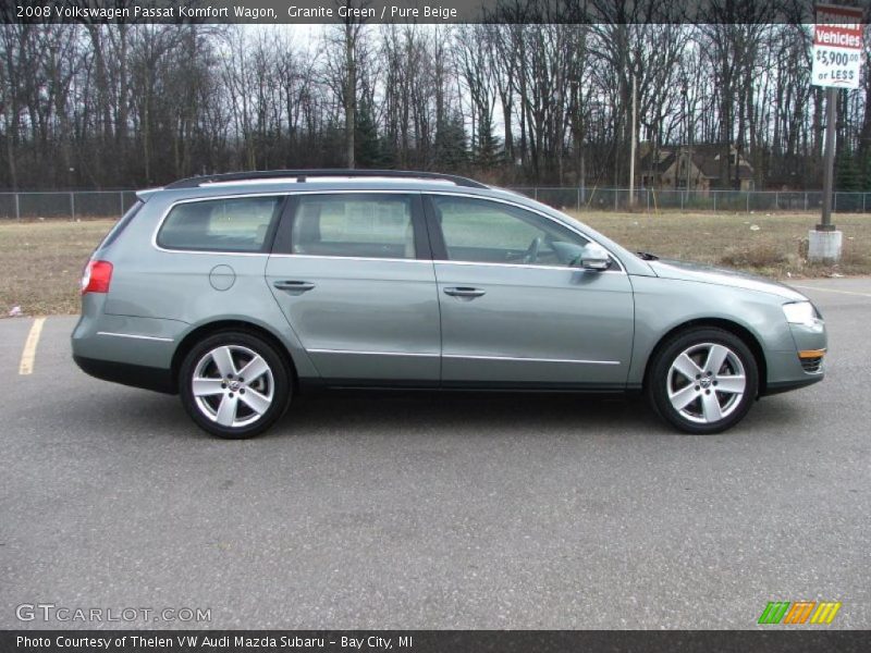 Granite Green / Pure Beige 2008 Volkswagen Passat Komfort Wagon