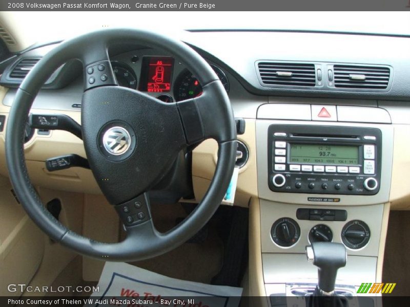 Granite Green / Pure Beige 2008 Volkswagen Passat Komfort Wagon
