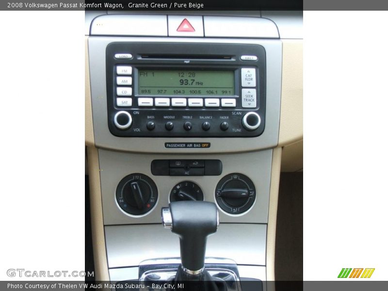 Granite Green / Pure Beige 2008 Volkswagen Passat Komfort Wagon
