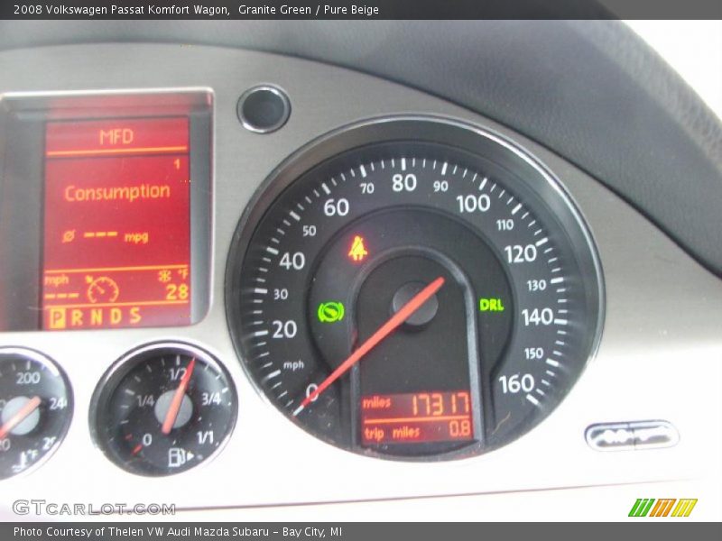 Granite Green / Pure Beige 2008 Volkswagen Passat Komfort Wagon