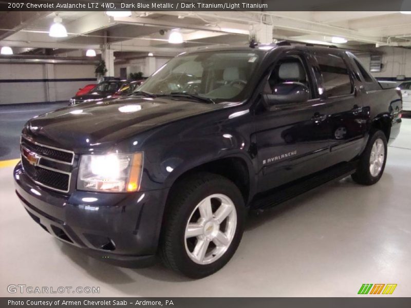 Dark Blue Metallic / Dark Titanium/Light Titanium 2007 Chevrolet Avalanche LTZ 4WD