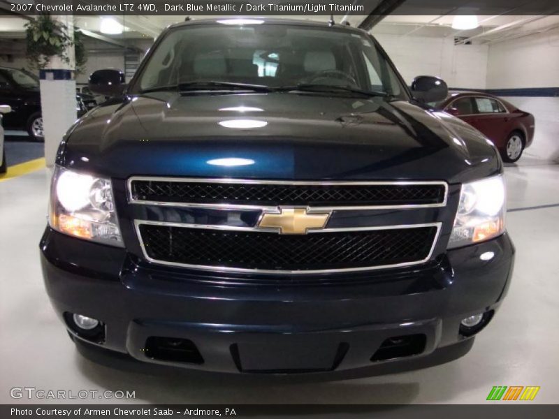 Dark Blue Metallic / Dark Titanium/Light Titanium 2007 Chevrolet Avalanche LTZ 4WD