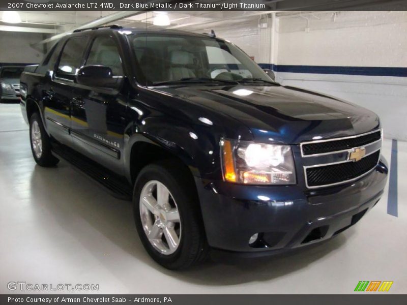 Dark Blue Metallic / Dark Titanium/Light Titanium 2007 Chevrolet Avalanche LTZ 4WD