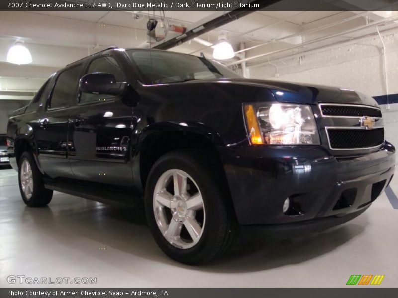 Dark Blue Metallic / Dark Titanium/Light Titanium 2007 Chevrolet Avalanche LTZ 4WD