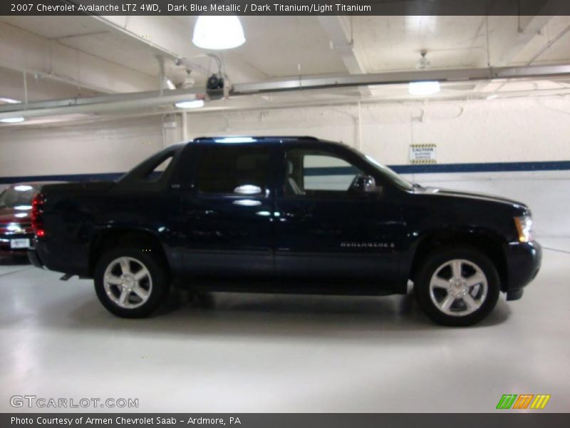 Dark Blue Metallic / Dark Titanium/Light Titanium 2007 Chevrolet Avalanche LTZ 4WD