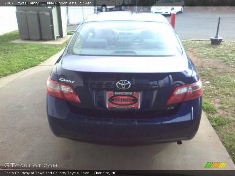 Blue Ribbon Metallic / Ash 2007 Toyota Camry LE