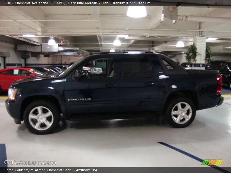 Dark Blue Metallic / Dark Titanium/Light Titanium 2007 Chevrolet Avalanche LTZ 4WD