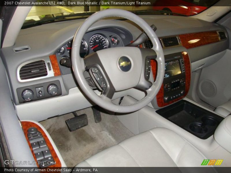 Dark Blue Metallic / Dark Titanium/Light Titanium 2007 Chevrolet Avalanche LTZ 4WD