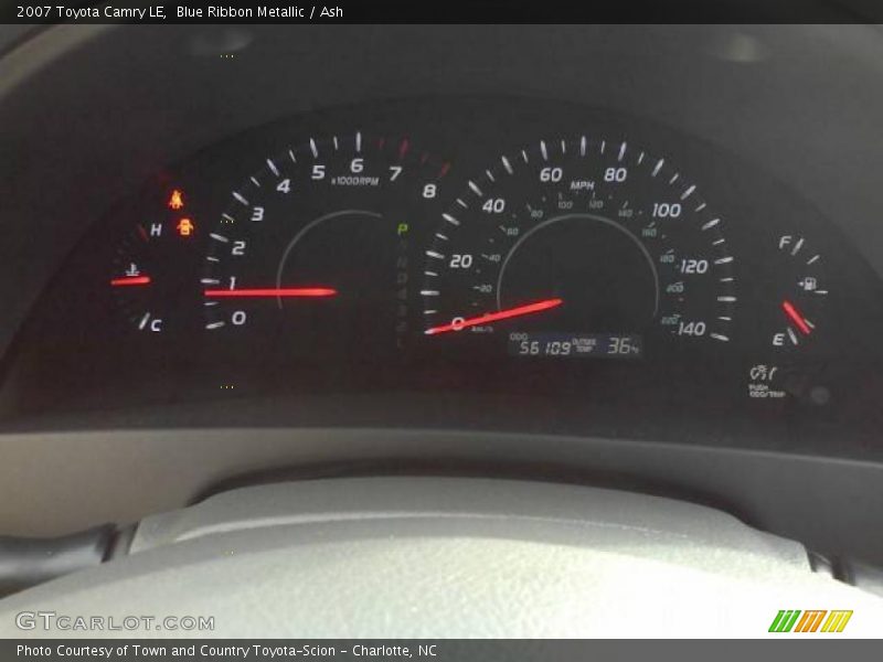 Blue Ribbon Metallic / Ash 2007 Toyota Camry LE