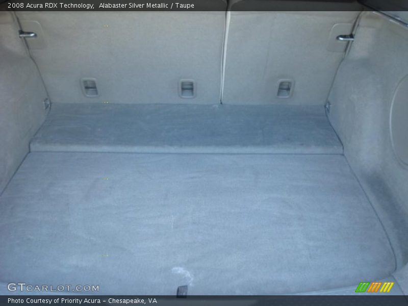 Alabaster Silver Metallic / Taupe 2008 Acura RDX Technology