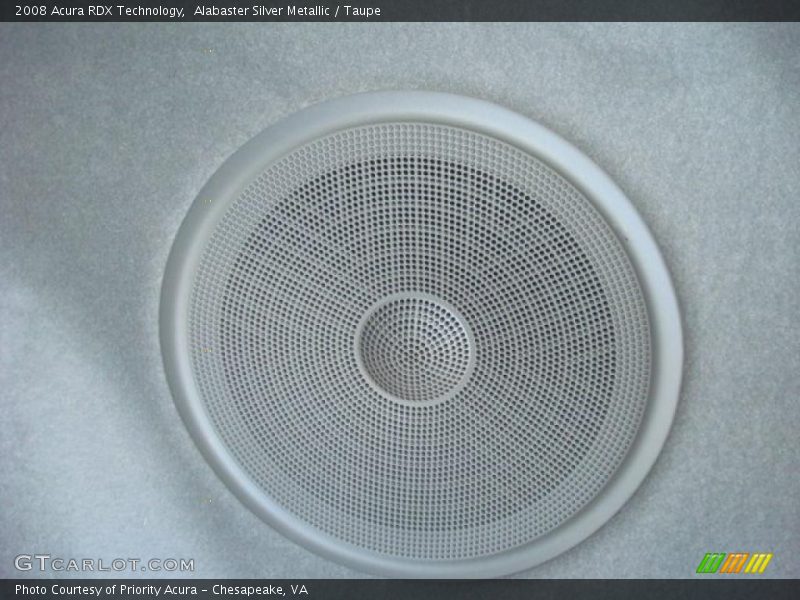 Alabaster Silver Metallic / Taupe 2008 Acura RDX Technology