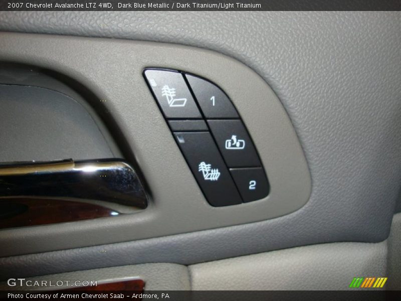 Dark Blue Metallic / Dark Titanium/Light Titanium 2007 Chevrolet Avalanche LTZ 4WD