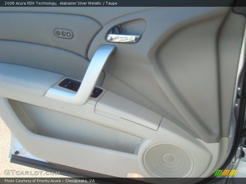 Alabaster Silver Metallic / Taupe 2008 Acura RDX Technology