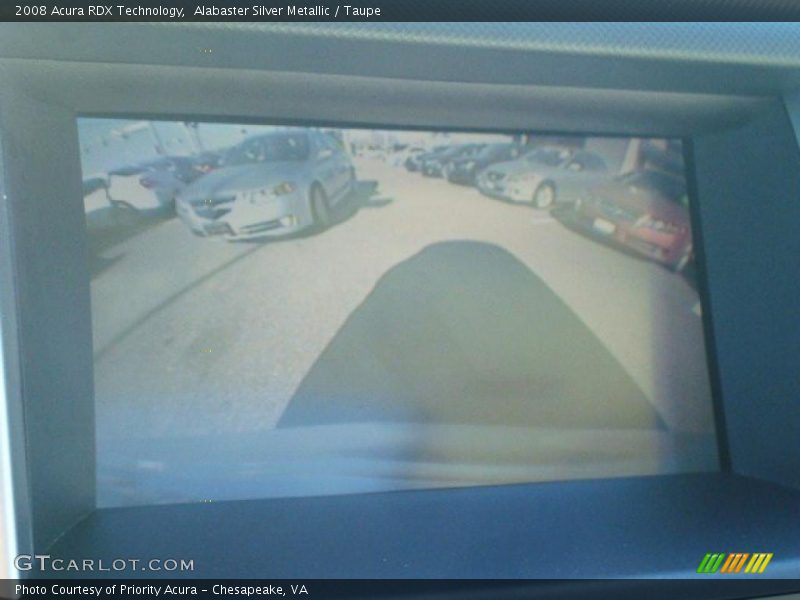 Alabaster Silver Metallic / Taupe 2008 Acura RDX Technology