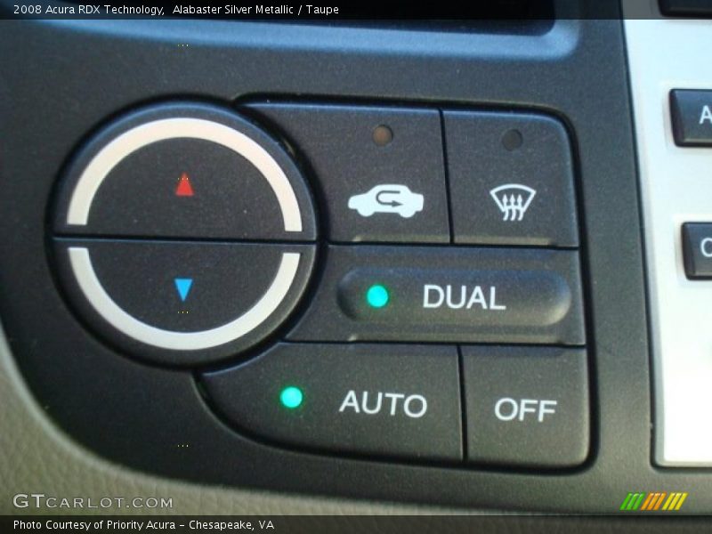 Alabaster Silver Metallic / Taupe 2008 Acura RDX Technology