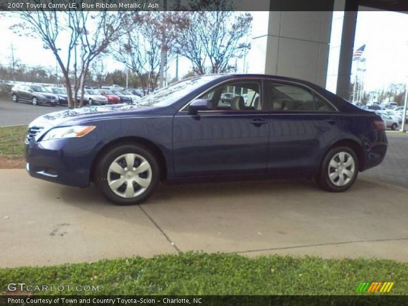 Blue Ribbon Metallic / Ash 2007 Toyota Camry LE