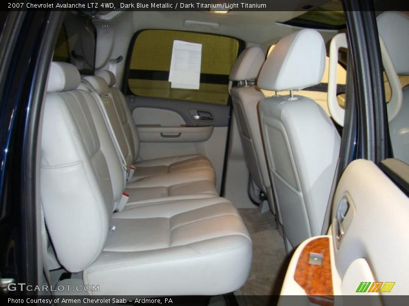 Dark Blue Metallic / Dark Titanium/Light Titanium 2007 Chevrolet Avalanche LTZ 4WD