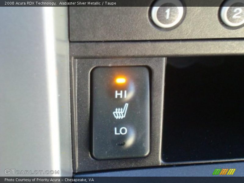 Alabaster Silver Metallic / Taupe 2008 Acura RDX Technology