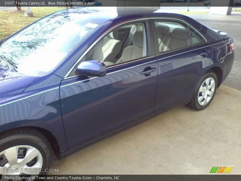 Blue Ribbon Metallic / Ash 2007 Toyota Camry LE