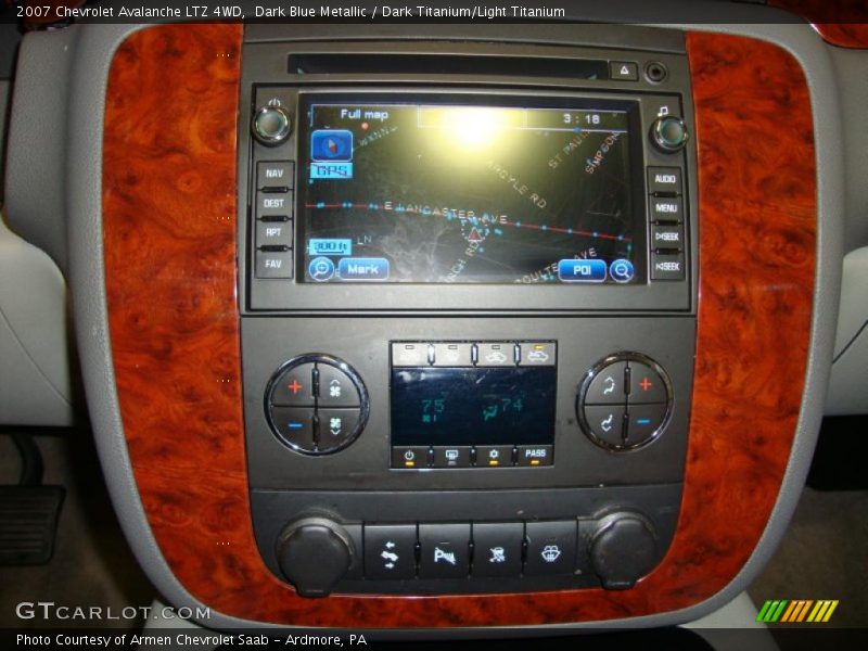 Dark Blue Metallic / Dark Titanium/Light Titanium 2007 Chevrolet Avalanche LTZ 4WD