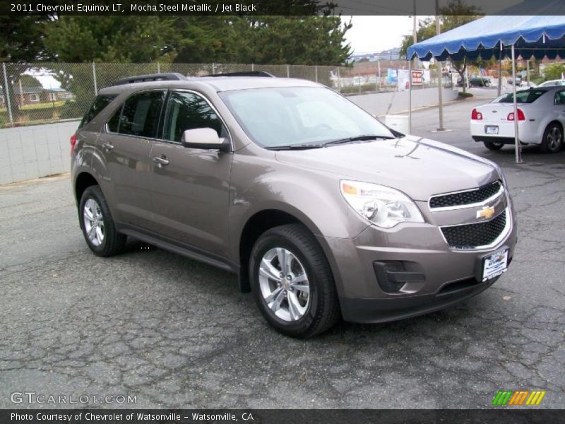Mocha Steel Metallic / Jet Black 2011 Chevrolet Equinox LT