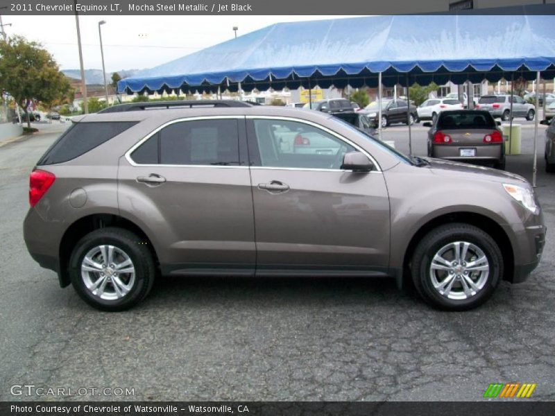 Mocha Steel Metallic / Jet Black 2011 Chevrolet Equinox LT