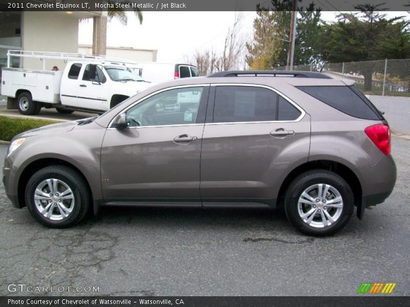Mocha Steel Metallic / Jet Black 2011 Chevrolet Equinox LT