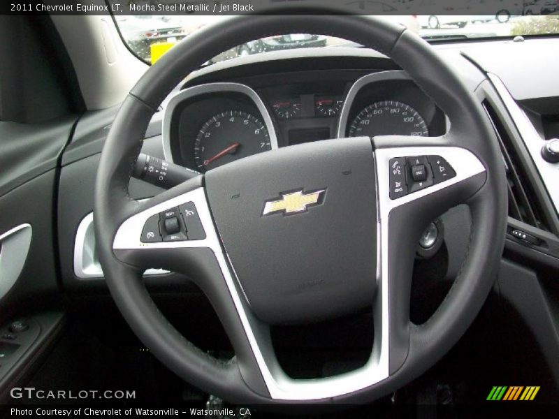 Mocha Steel Metallic / Jet Black 2011 Chevrolet Equinox LT