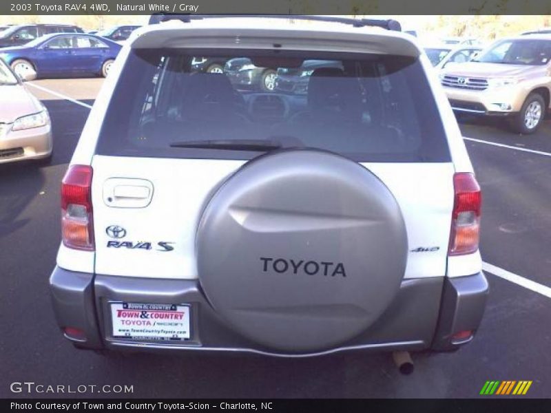 Natural White / Gray 2003 Toyota RAV4 4WD