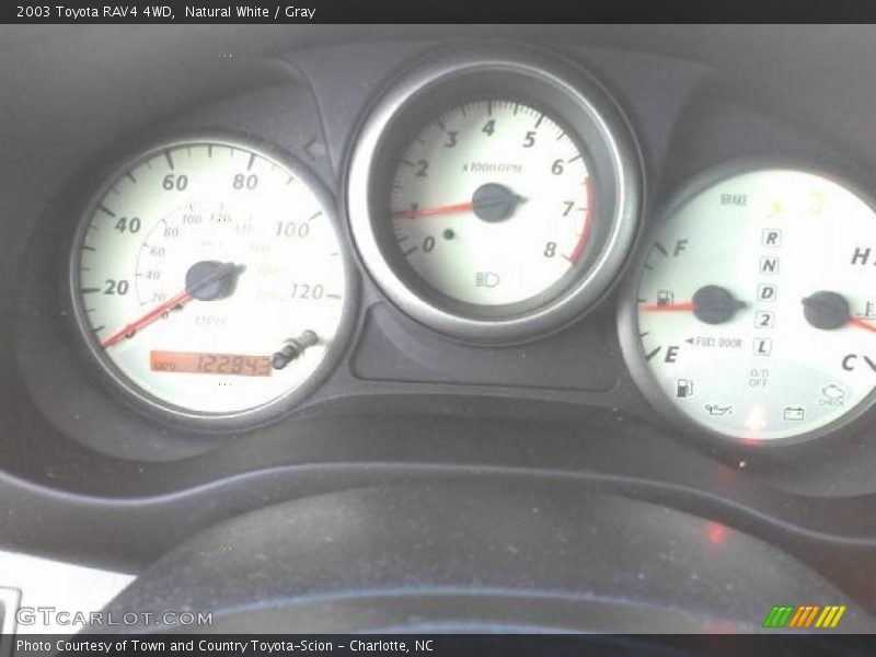 Natural White / Gray 2003 Toyota RAV4 4WD
