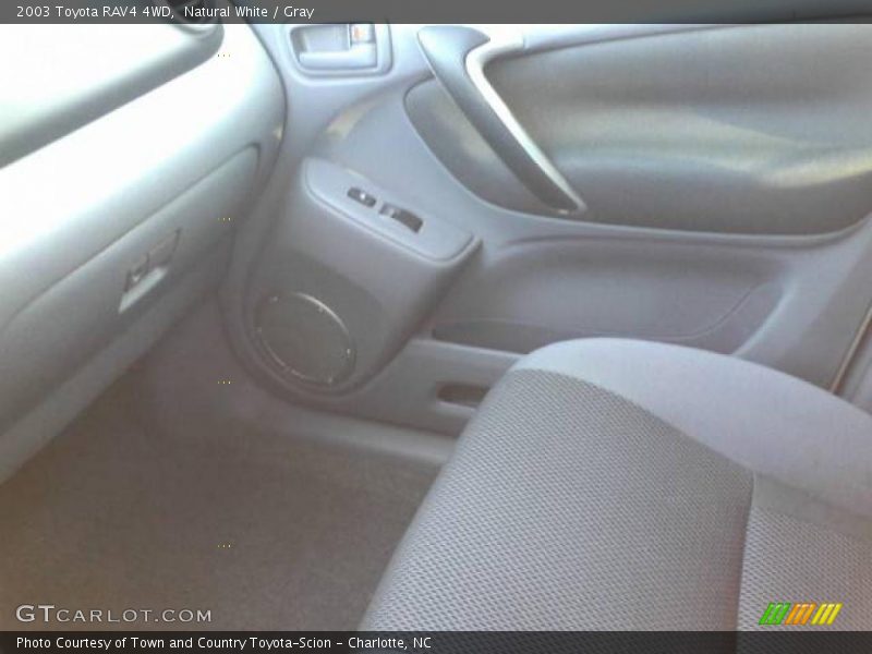 Natural White / Gray 2003 Toyota RAV4 4WD