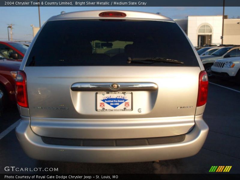 Bright Silver Metallic / Medium Slate Gray 2004 Chrysler Town & Country Limited