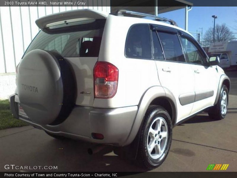 Natural White / Gray 2003 Toyota RAV4 4WD