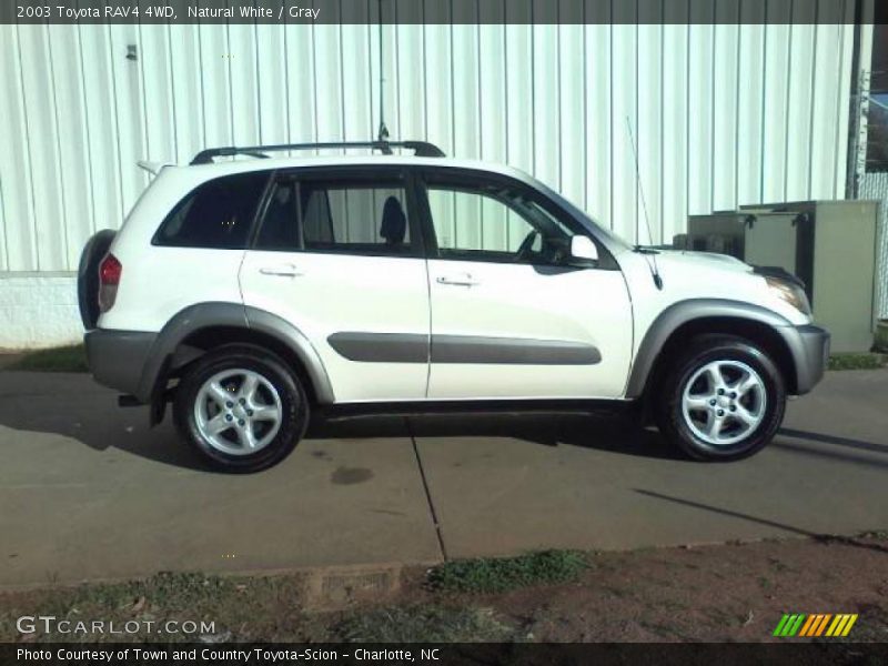 Natural White / Gray 2003 Toyota RAV4 4WD