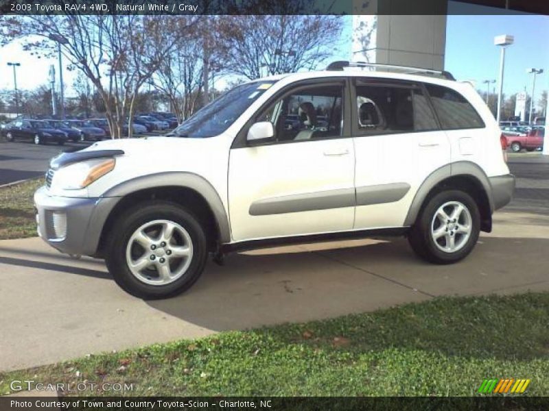Natural White / Gray 2003 Toyota RAV4 4WD