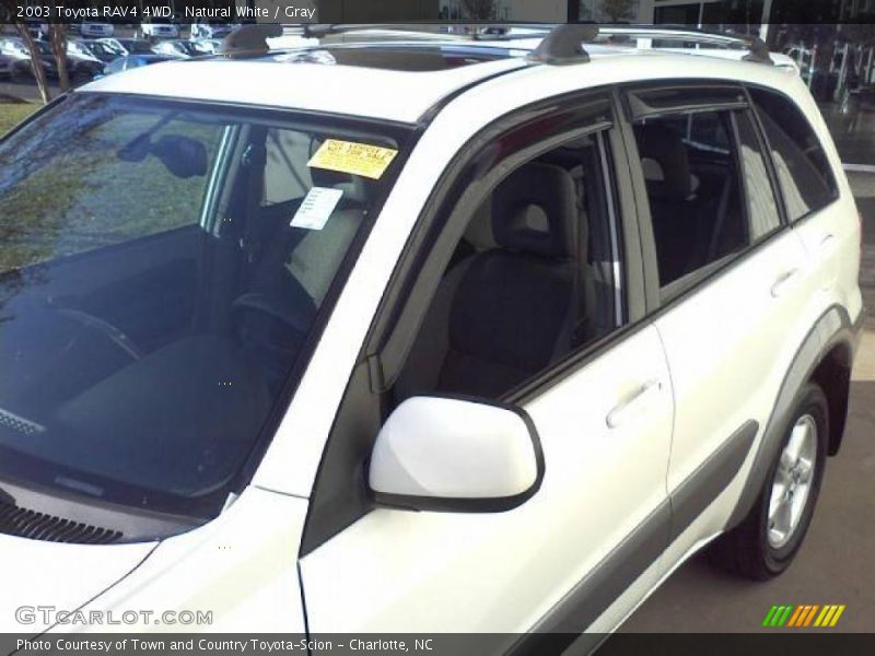 Natural White / Gray 2003 Toyota RAV4 4WD