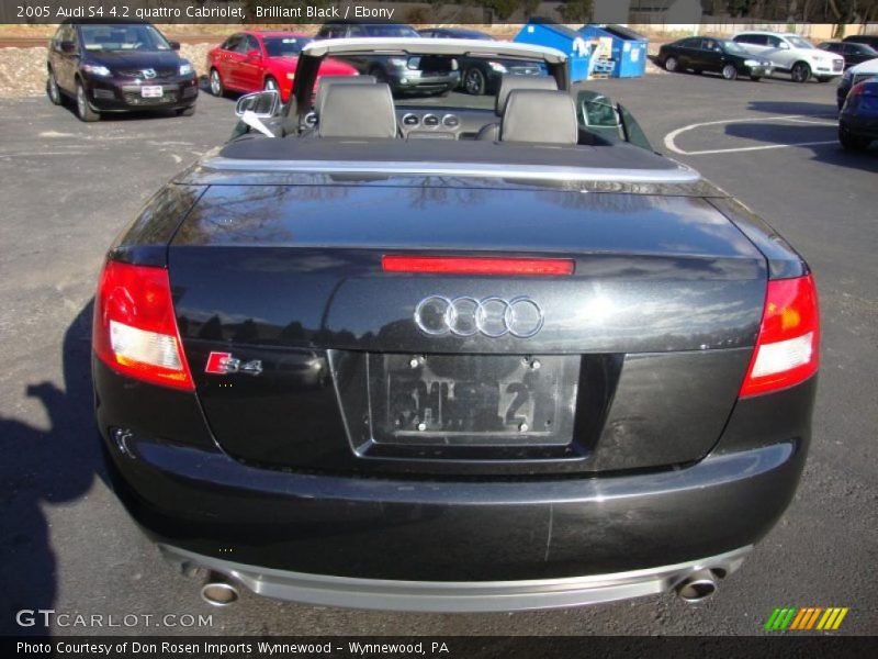  2005 S4 4.2 quattro Cabriolet Brilliant Black