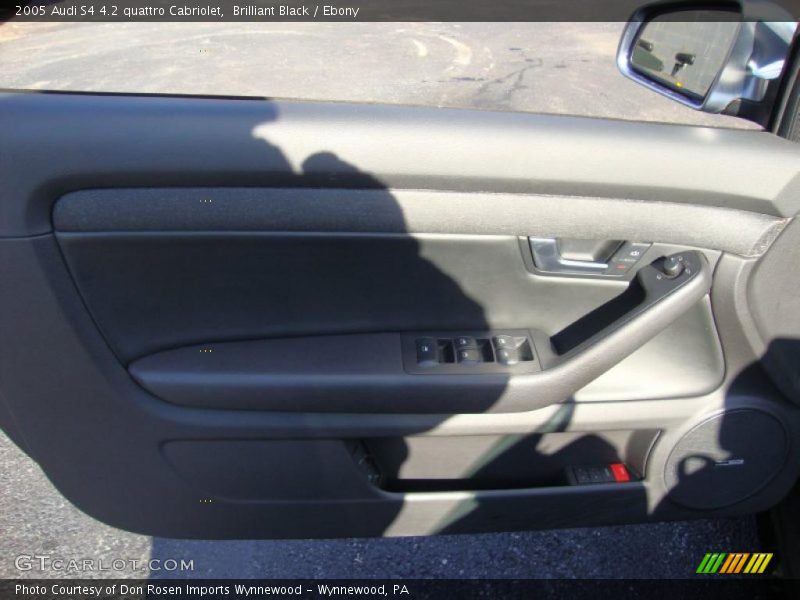 Brilliant Black / Ebony 2005 Audi S4 4.2 quattro Cabriolet