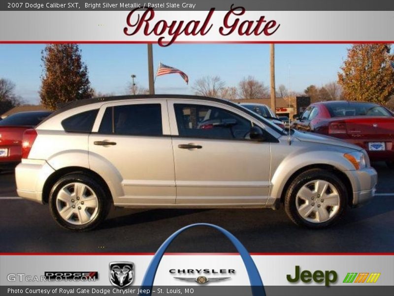 Bright Silver Metallic / Pastel Slate Gray 2007 Dodge Caliber SXT
