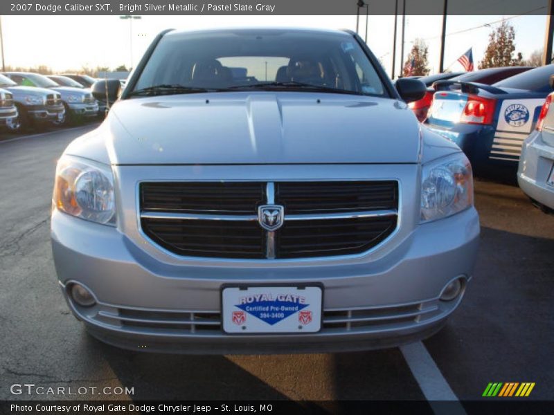 Bright Silver Metallic / Pastel Slate Gray 2007 Dodge Caliber SXT