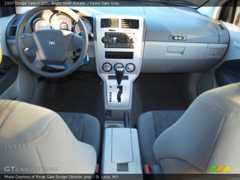 Bright Silver Metallic / Pastel Slate Gray 2007 Dodge Caliber SXT
