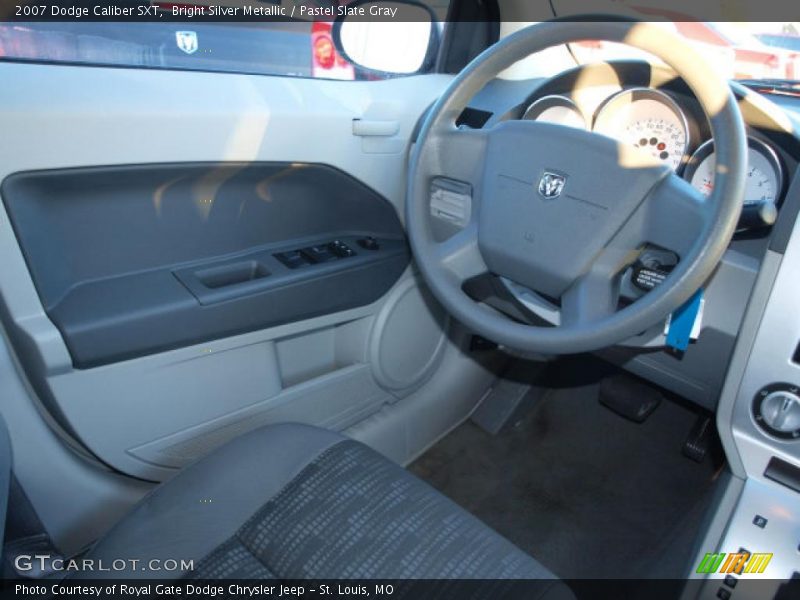 Bright Silver Metallic / Pastel Slate Gray 2007 Dodge Caliber SXT